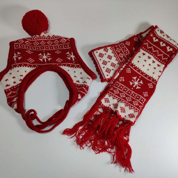 Dog-A-La-Mode-Christmas-dog-scarf-and-hat
